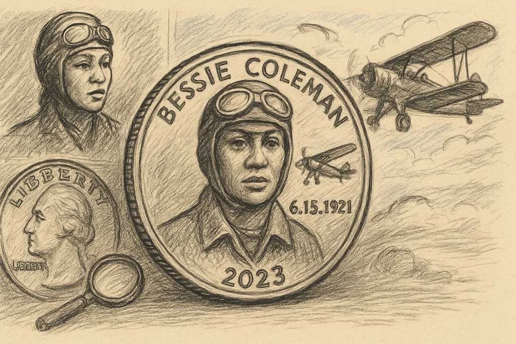 Bessie Coleman quarter history.
